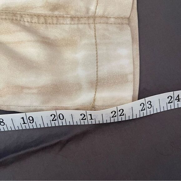 Anthropologie Mitra Relaxed Tie Dye Pants Cream Tan Women's Size 4 - Picture 14 of 14